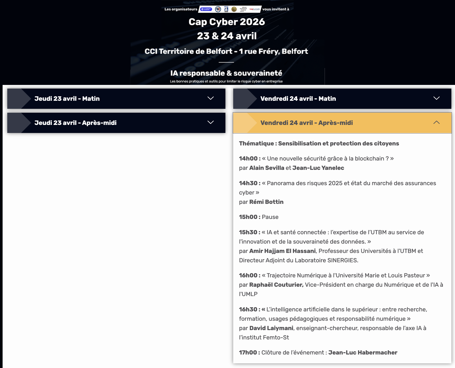 Cap Cyber 2026